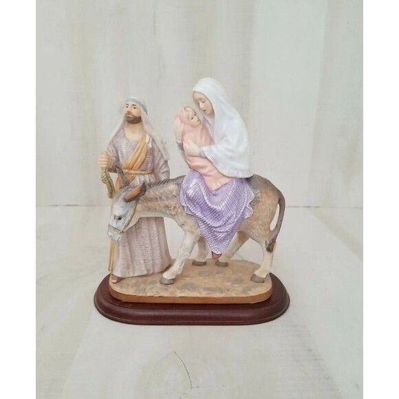 Home Interiors Other - Vintage “Flight Into Egypt” 1992 Masterpiece Home Interiors Figurine, “retired”